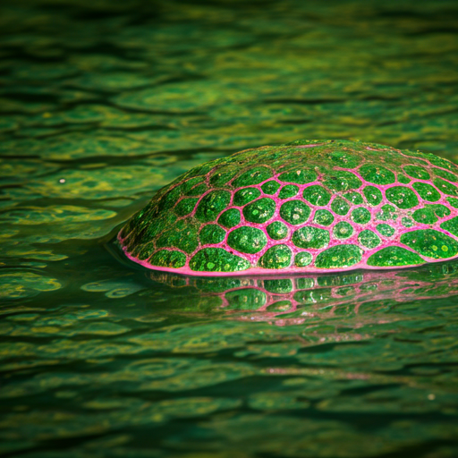 Psychedelic swamp art